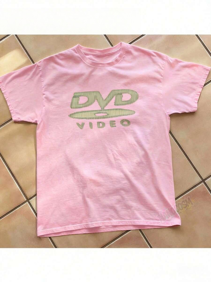 Esports Gaming Shirts - [100% Baumwolle] DVD-Video Nostalgisches Grünes Logo