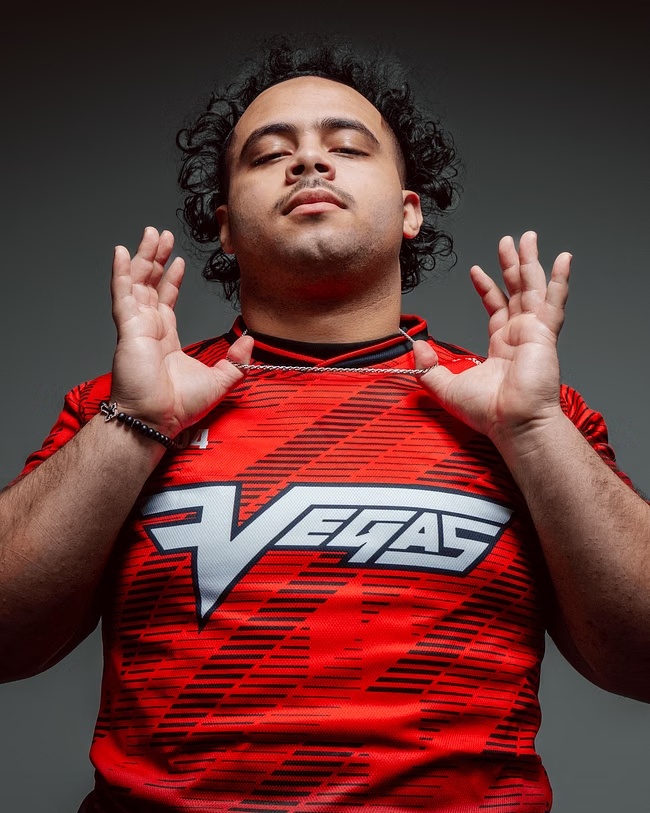 Esports Gaming Shirts - 2026 Neues Vegas Rot Diagonal Gestreiftes