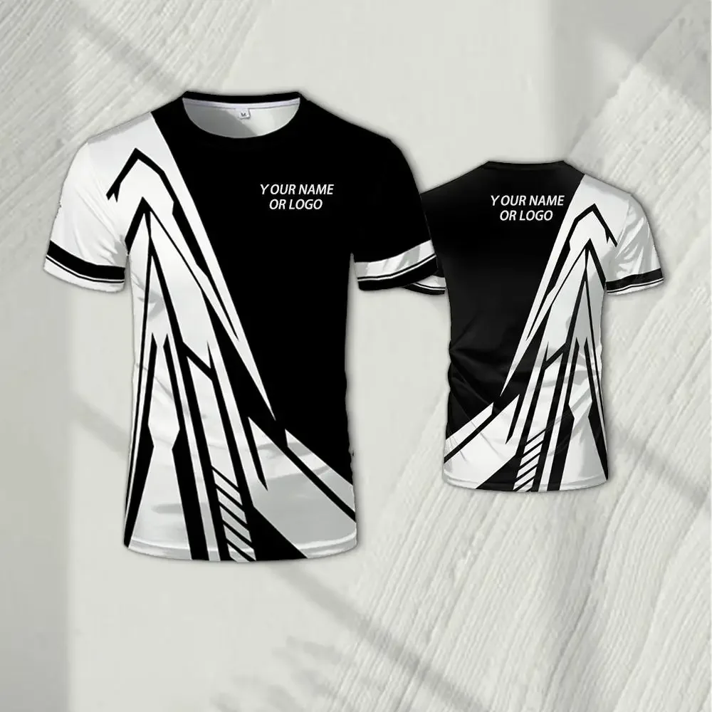 Esports Gaming Team Logo - Muster-3D-gedrucktes Esports-Team-Trikot mit Namen und Team-Logo,