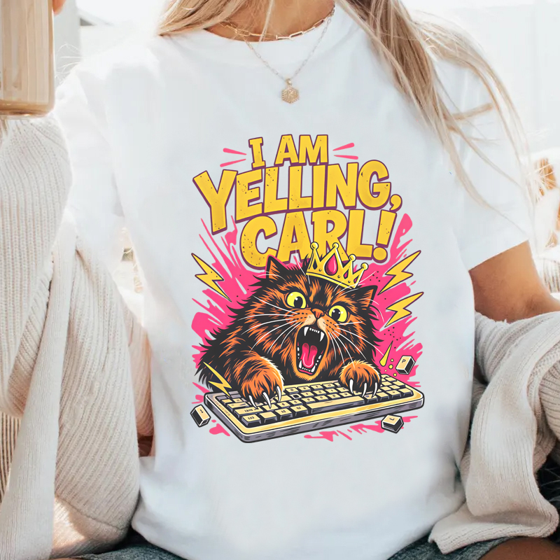 I Am Yelling Carl T-Shirt für  – Esports Gaming Shirts Bewertung und Preis