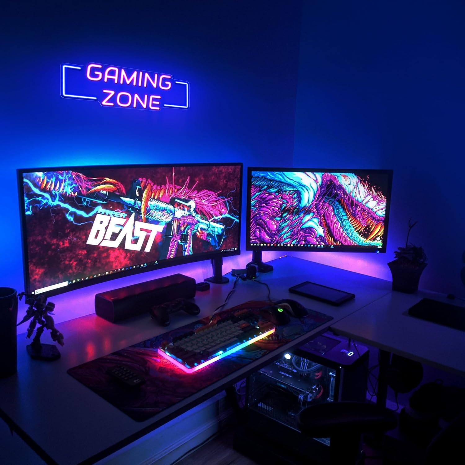 Gaming-Zone Neonschild USB LED – Esports Gaming Zone Bewertung und Preis