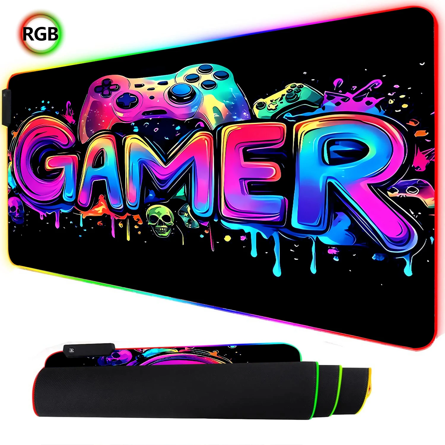 RGB Neon Gaming Controller Kun – Esports Gaming Stocks Bewertung und Preis