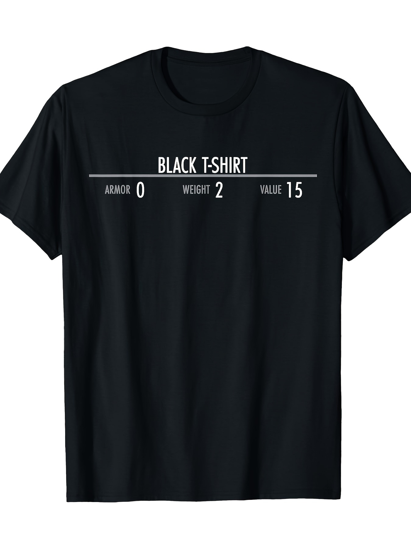 Skyrim Armor Stats Grafik-T-Sh – Esports Gaming Shirts Bewertung und Preis