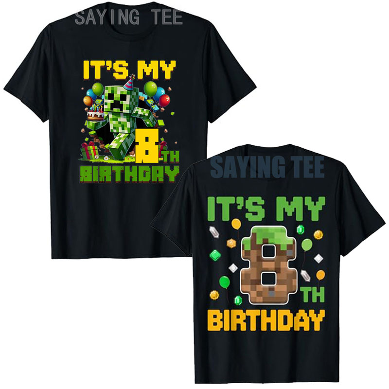 Birthday Boy It's My 8th Birth – Esports Gaming Shirts Bewertung und Preis