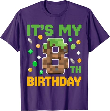 Birthday Boy It's My 8th Birth – Esports Gaming Shirts Bewertung und Preis