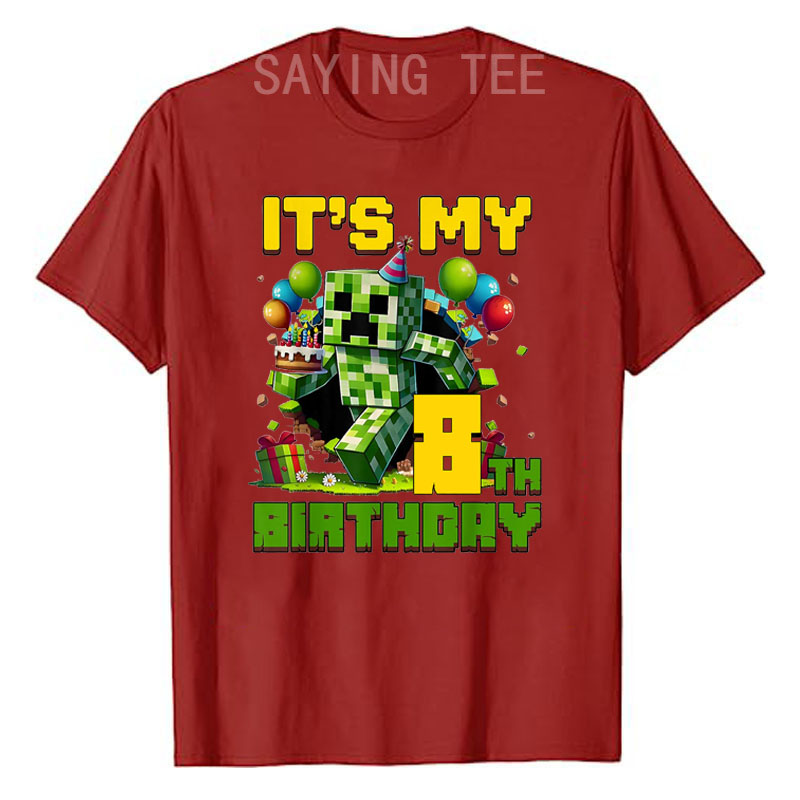 Birthday Boy It's My 8th Birth – Esports Gaming Shirts Bewertung und Preis
